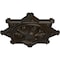 Ekena Millwork Antilles Ceiling Medallion (Fits Canopies up to 6"), Hand-Painted Stone Hearth, 38 1/4"OD x 1 1/2"P CM38ANSHF - alternate 3